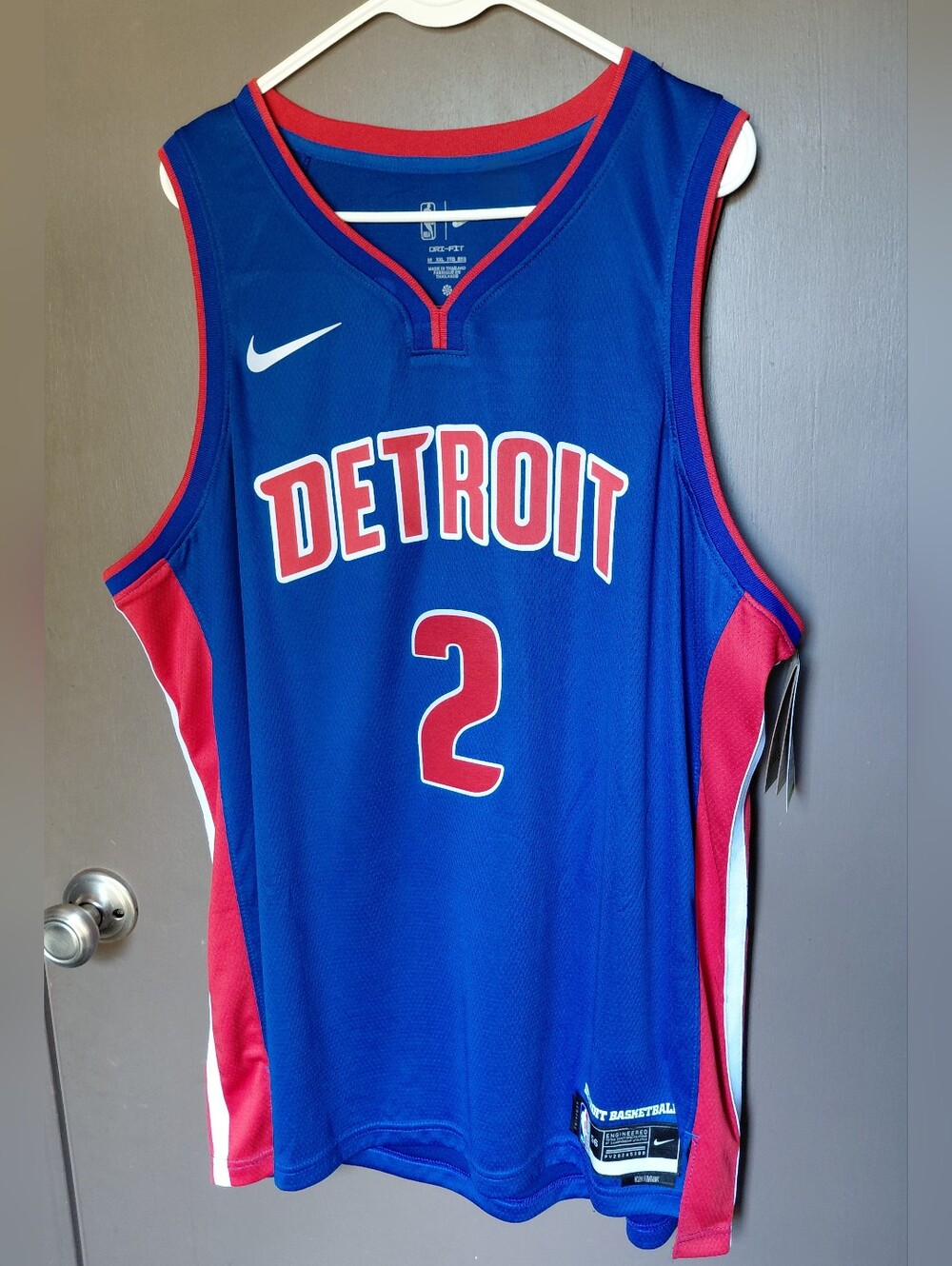 Detroit Pistons Cade Cunningham #2 Swingman Jersey